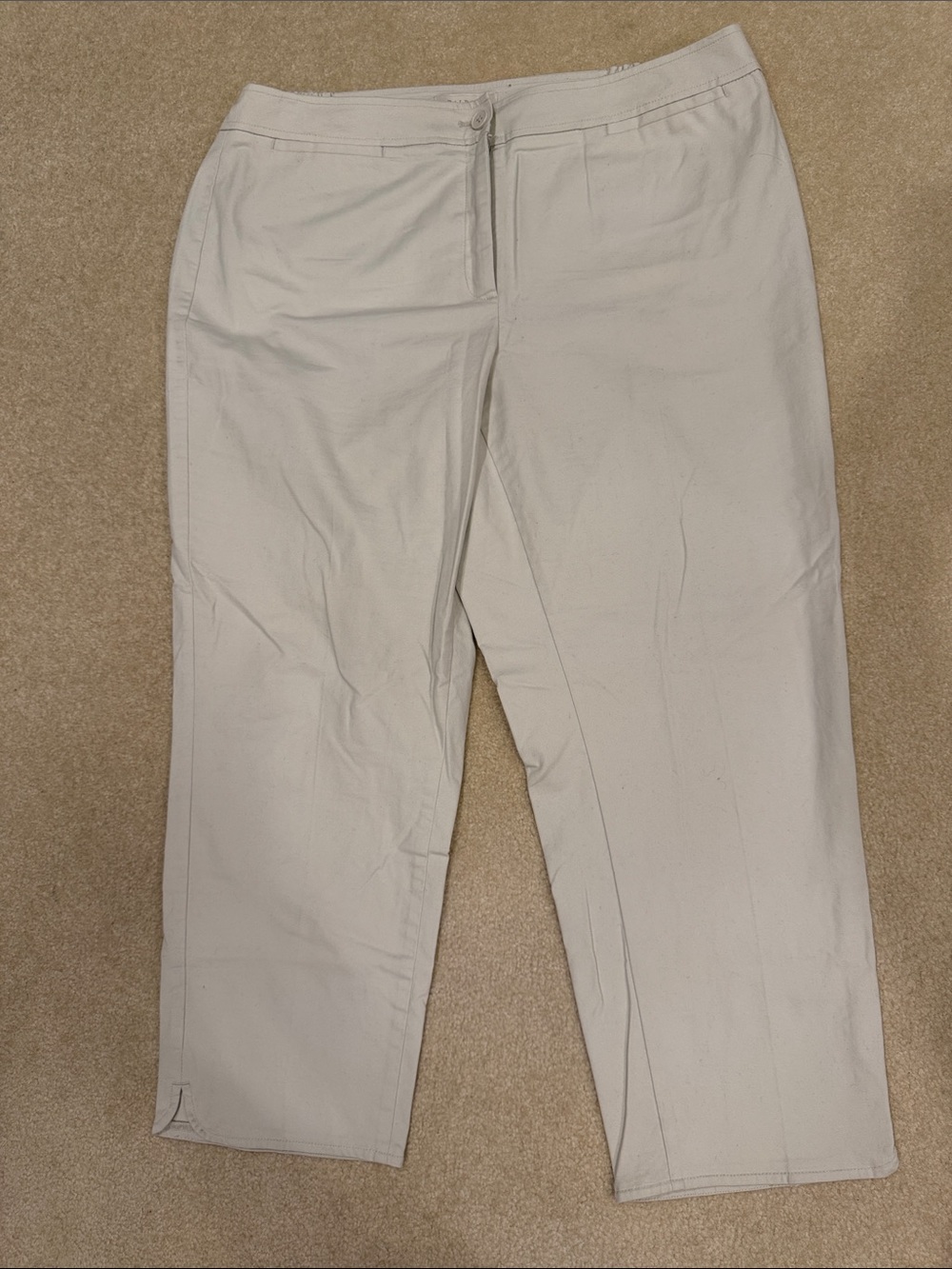 Women’s Stone Color Pants - Talbots